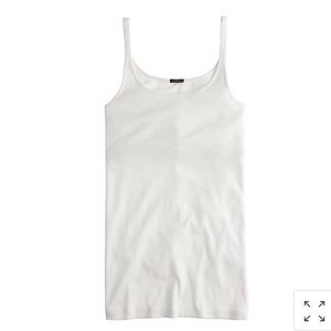 J. Crew slim perfect tank top with built in bra